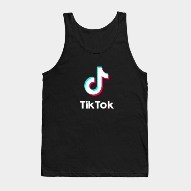 Tiktok Merchandise Populair Musically Instagram Music Note Tank Top